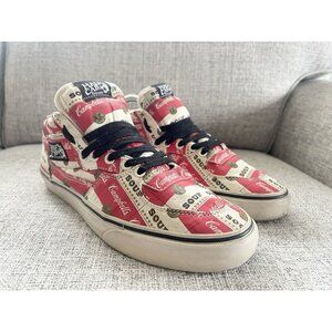 VANS x Supreme Size 10 Half Cab Pro Campbells Soup White Red Gold *Read*